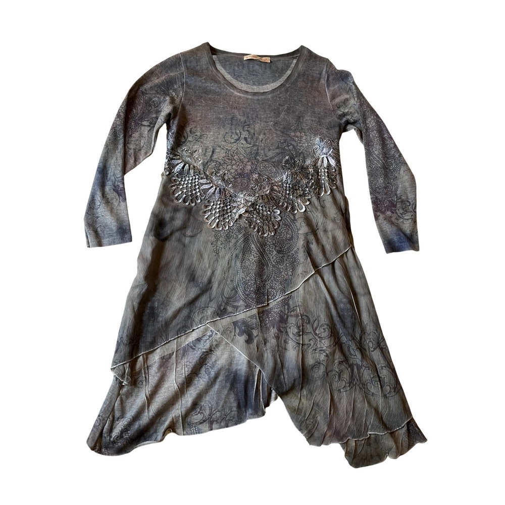 Pretty Angel Fairy Grunge Asymmetrical Hem Dress